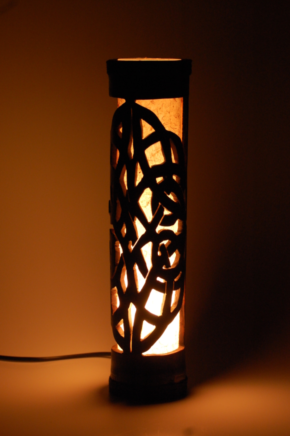 Handmade designer bamboo lamps and accessories for interior decoration ...